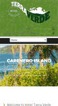 Mobile Screenshot of hoteltierraverde.com